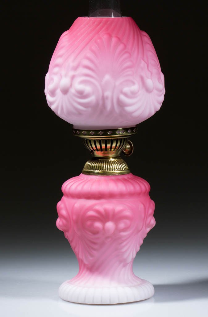 EMBOSSED LEAF AND RIB MINIATURE LAMP (1 of 1)