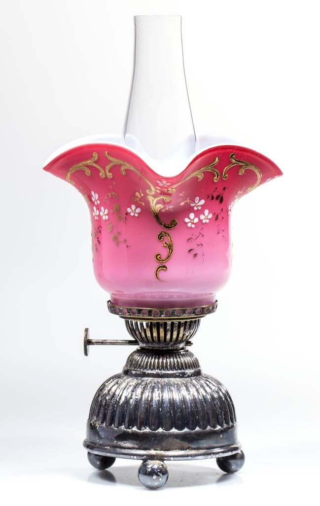 MAPPIN & WEBBS SILVER-PLATED MINIATURE LAMP (1 of 1)