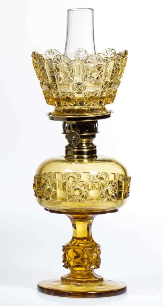 DAISY AND CUBE / STARS AND BARS MINIATURE STAND LAMP (1 of 1)