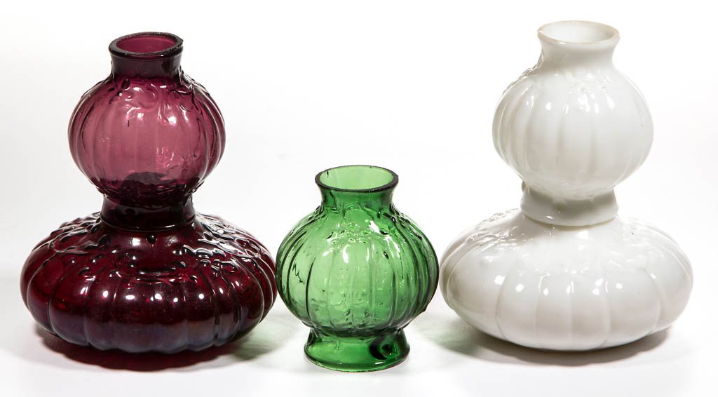 GLOW PANEL AND FLORAL MINIATURE LAMP ARTICLES, LOT (1 of 1)