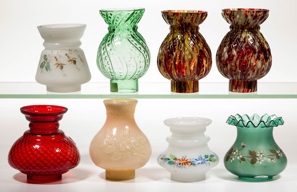 ASSORTED PATTERN MINIATURE LAMP SHADES AND (1 of 1)