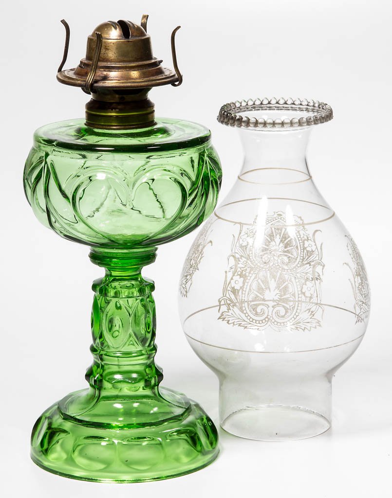 HEART KEROSENE STAND LAMP (1 of 1)