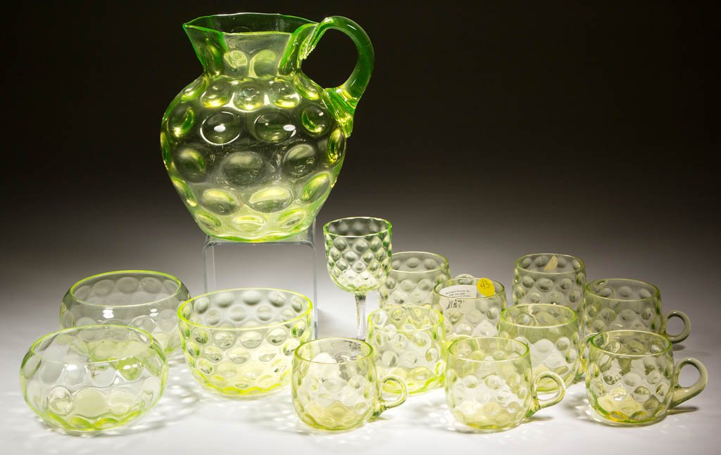 SPOT-OPTIC BLOWN GLASS ARTICLES, LOT OF 14 (1 of 1)