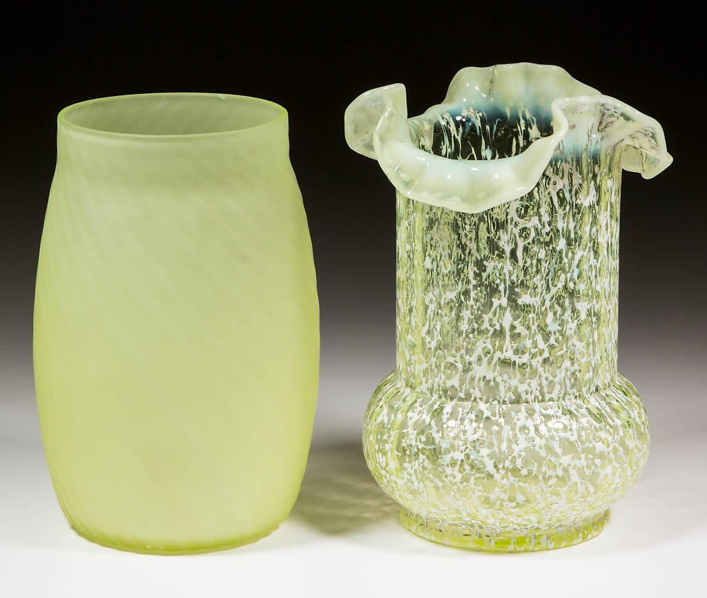 ASSORTED CELERY VASES, LOT OF TWO (1 of 1)