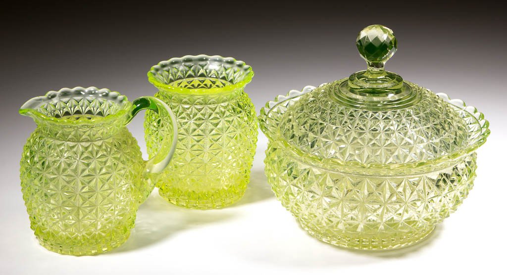 FINECUT TABLE ARTICLES, LOT OF THREE (1 of 1)