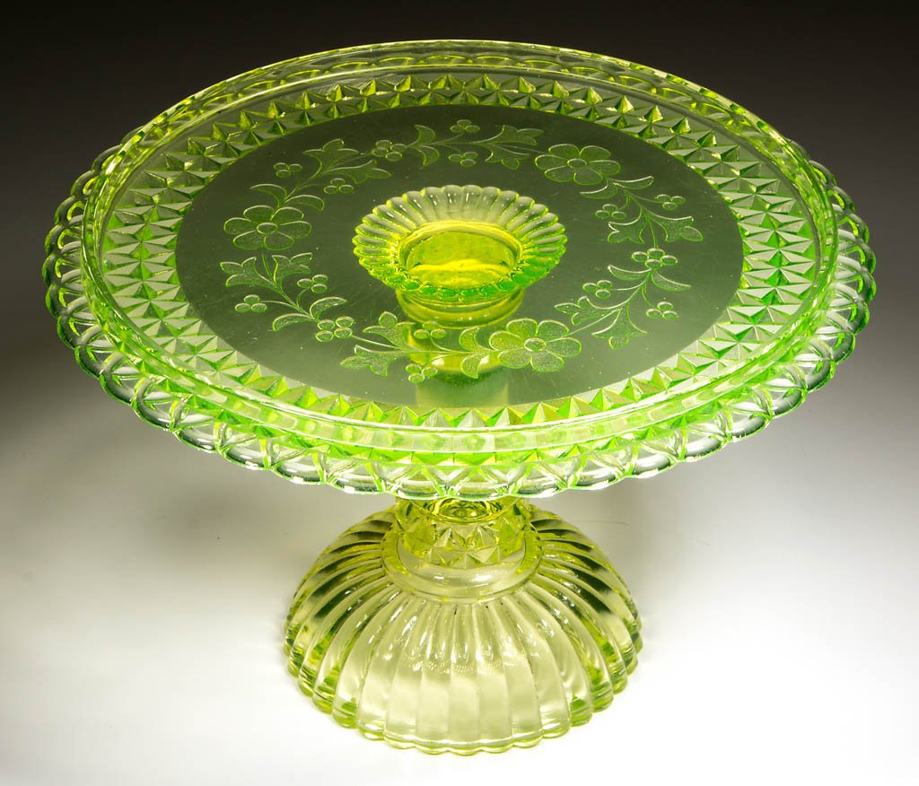 WILDFLOWER SALVER / CAKE STAND (1 of 1)
