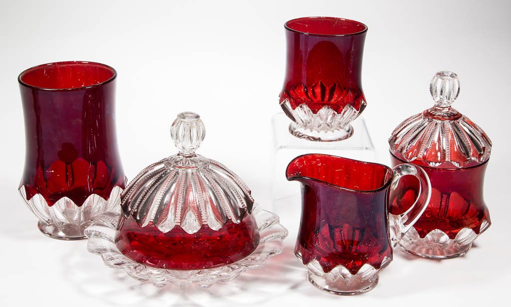 DUNCAN NO. 2005 / ZIPPER SLASH - RUBY-STAINED (1 of 1)