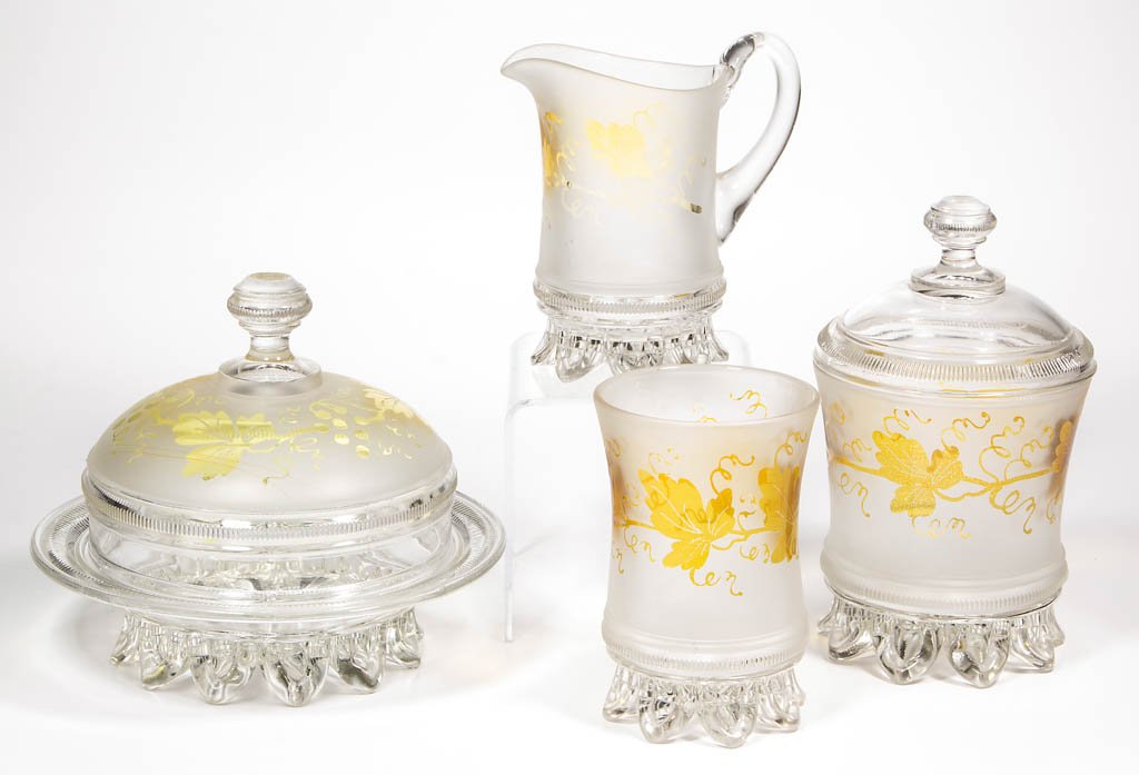 DUNCAN NO. 89 / RIBBED DROPLET BAND - AMBER-STAINED (1 of 1)