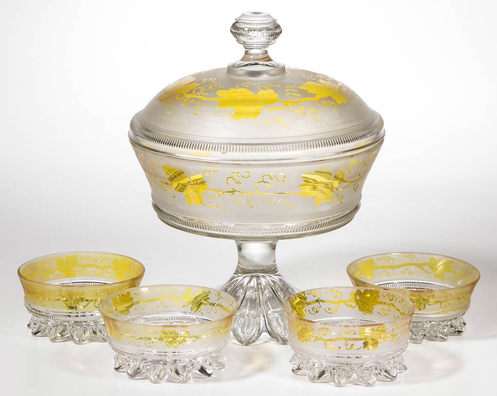 DUNCAN NO. 89 / RIBBED DROPLET BAND - AMBER-STAINED (1 of 1)