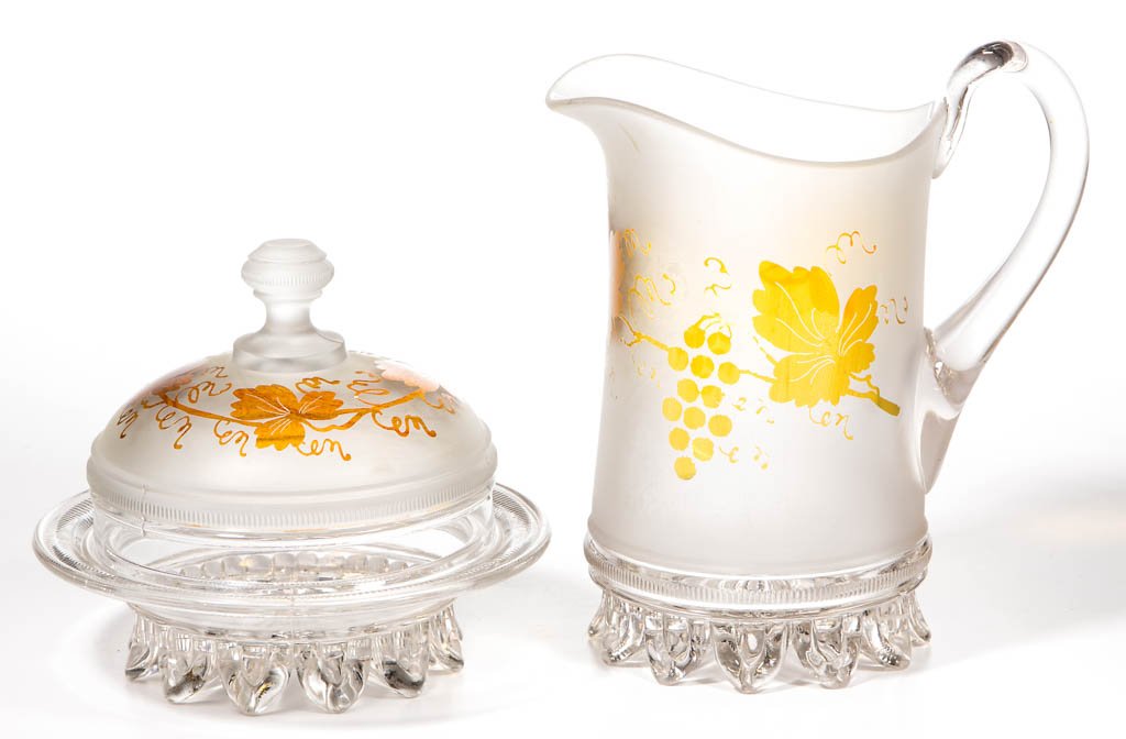 DUNCAN NO. 89 / RIBBED DROPLET BAND - AMBER-STAINED (1 of 1)