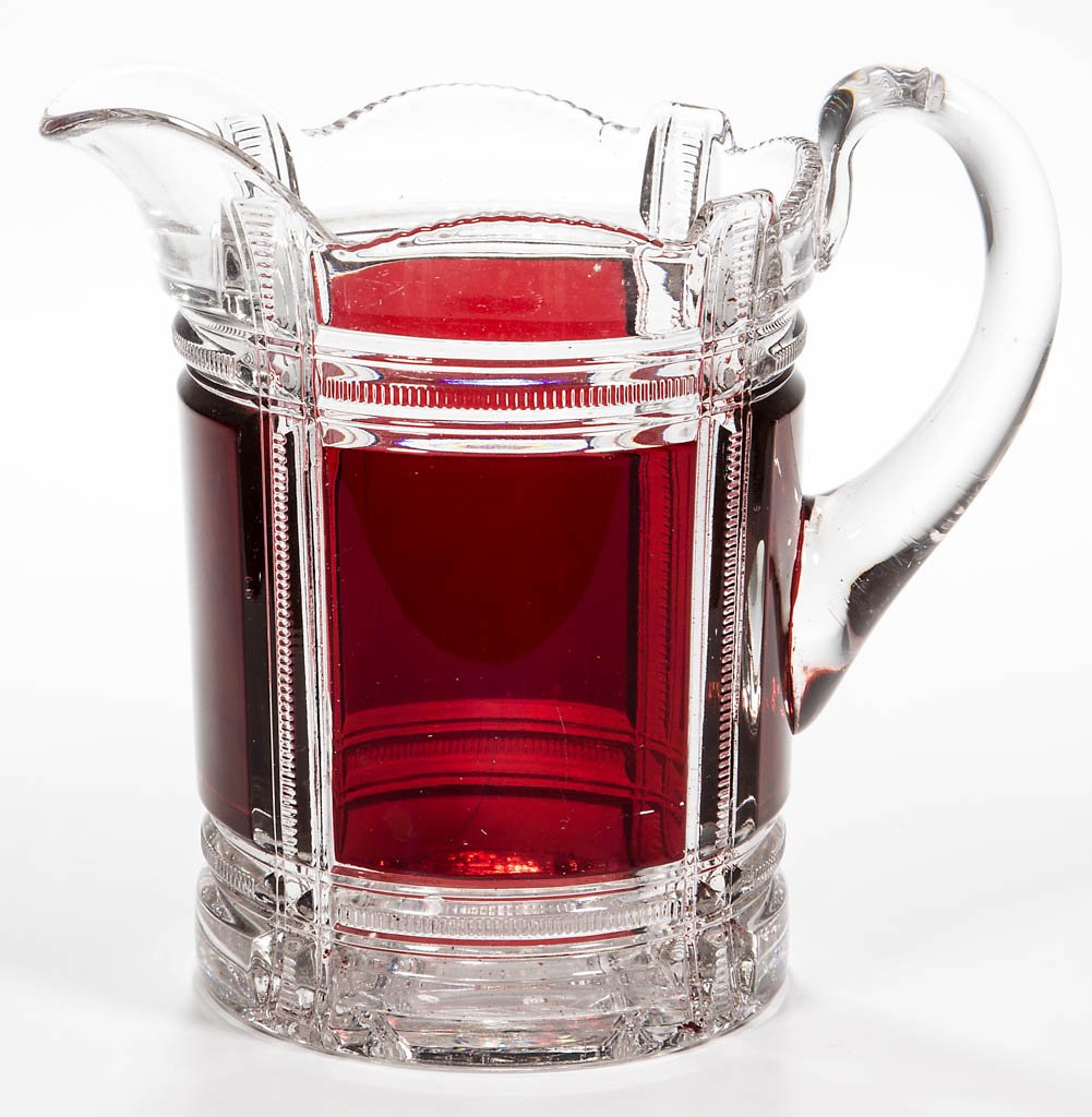 DUNCAN NO. 90 / ZIPPERED BLOCK - RUBY-STAINED WATER (1 of 1)