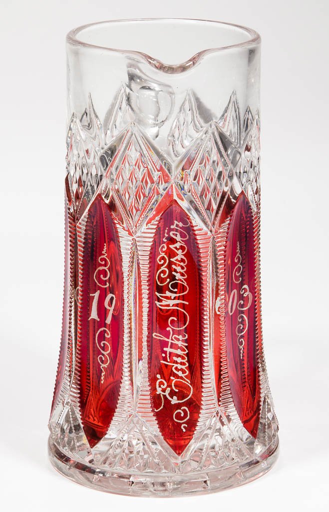 DUNCAN'S LADDER WITH DIAMOND VARIANT- RUBY-STAINED (1 of 1)