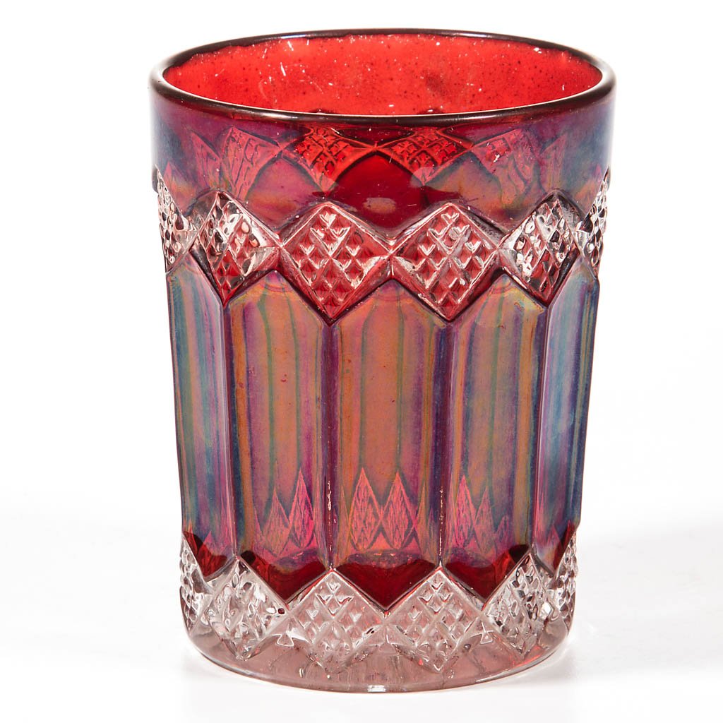 IMPERIAL NO. 1 / THREE-IN-ONE - RUBY-STAINED TUMBLER (1 of 1)