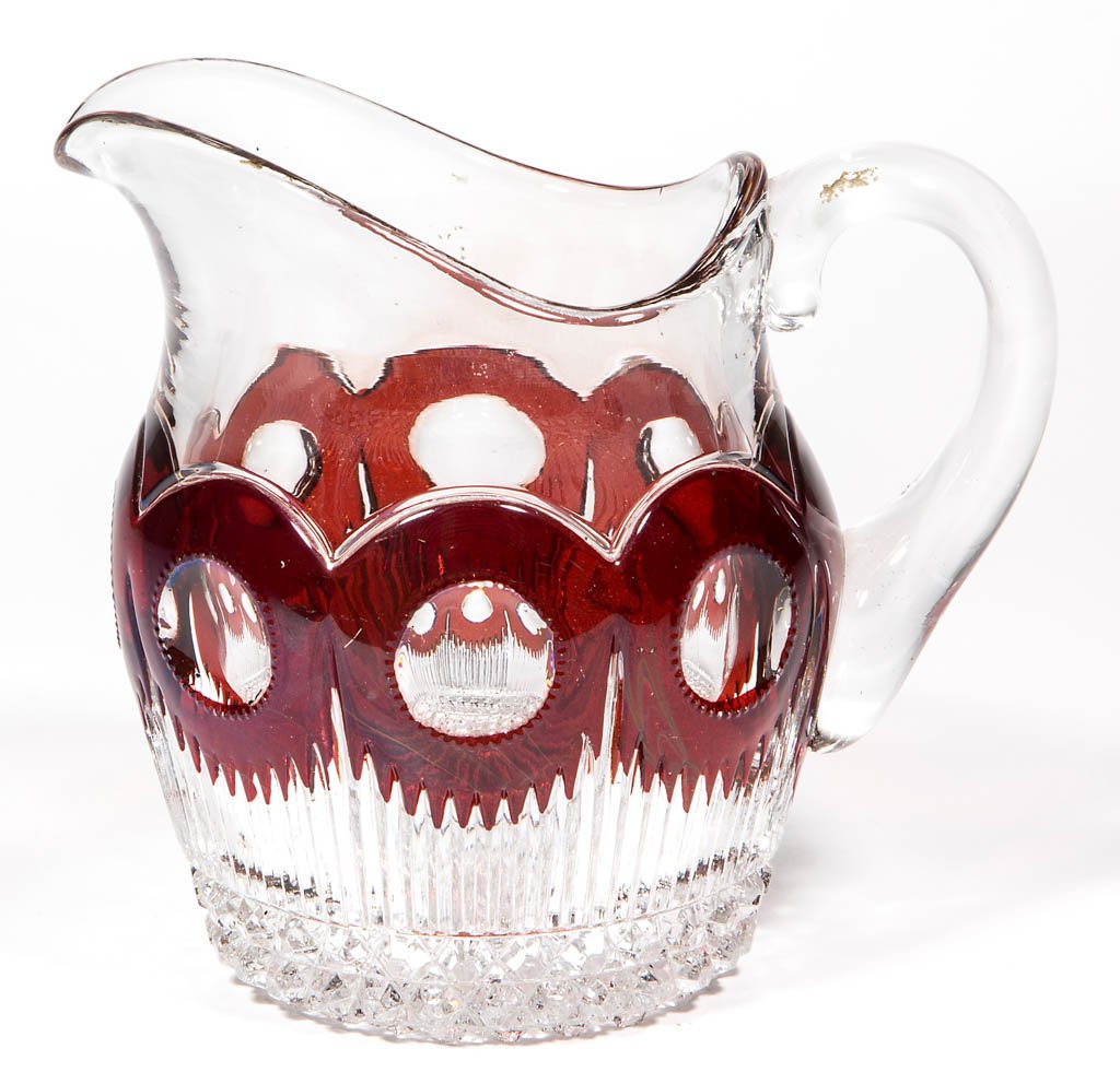 MANHATTAN - RUBY-STAINED CREAMER (1 of 1)