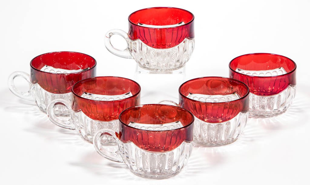 MCKEE'S NAOMI (OMN) / RIB AND BEAD - RUBY-STAINED PUNCH (1 of 1)