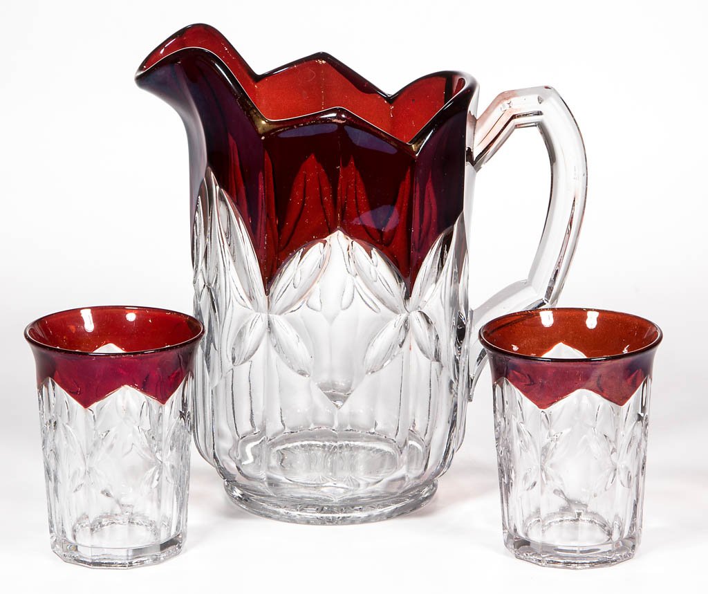 NEW MARTINSVILLE NO. 721 / STUDIO - RUBY-STAINED (1 of 1)