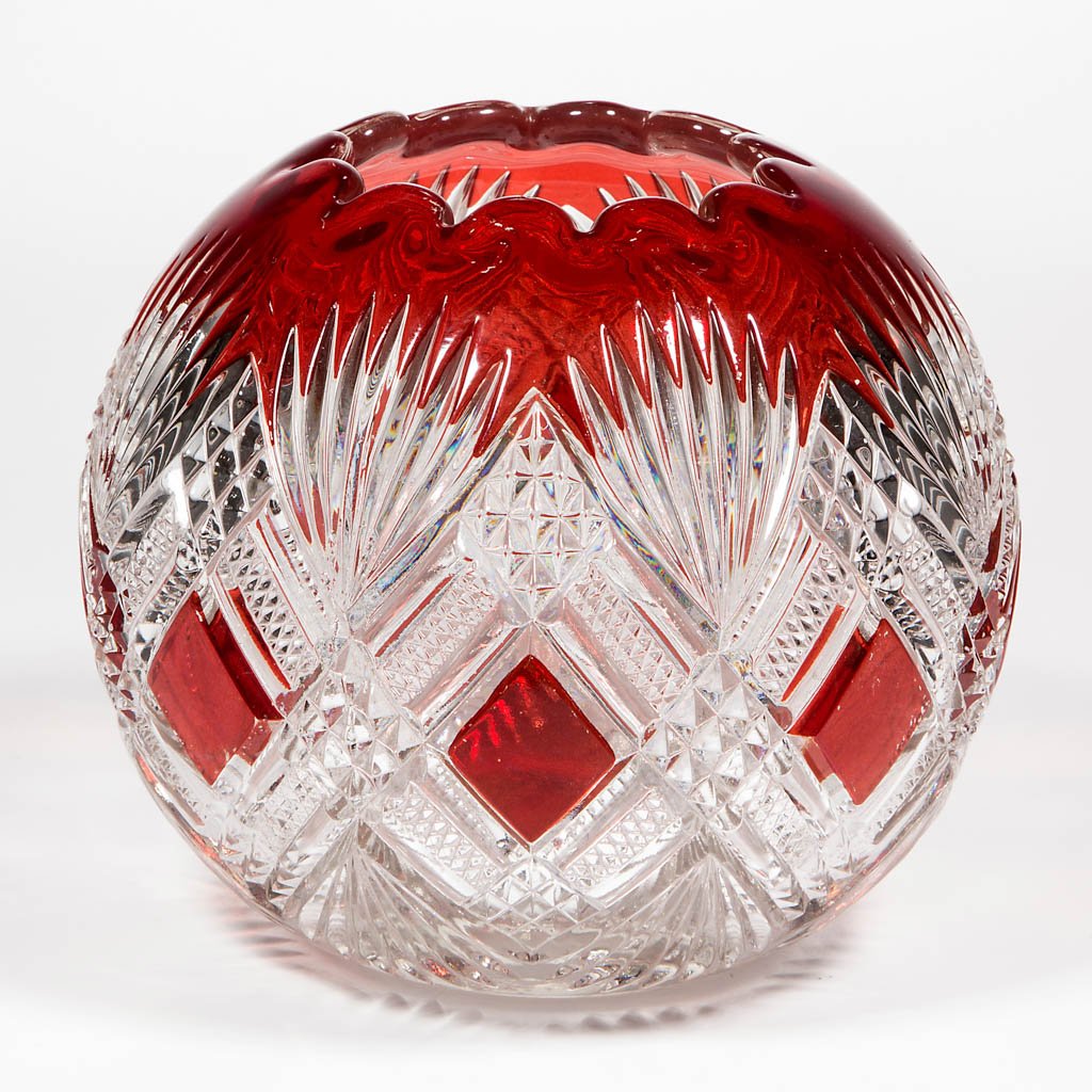 TACOMA (OMN) - RUBY-STAINED ROSE BOWL (1 of 1)