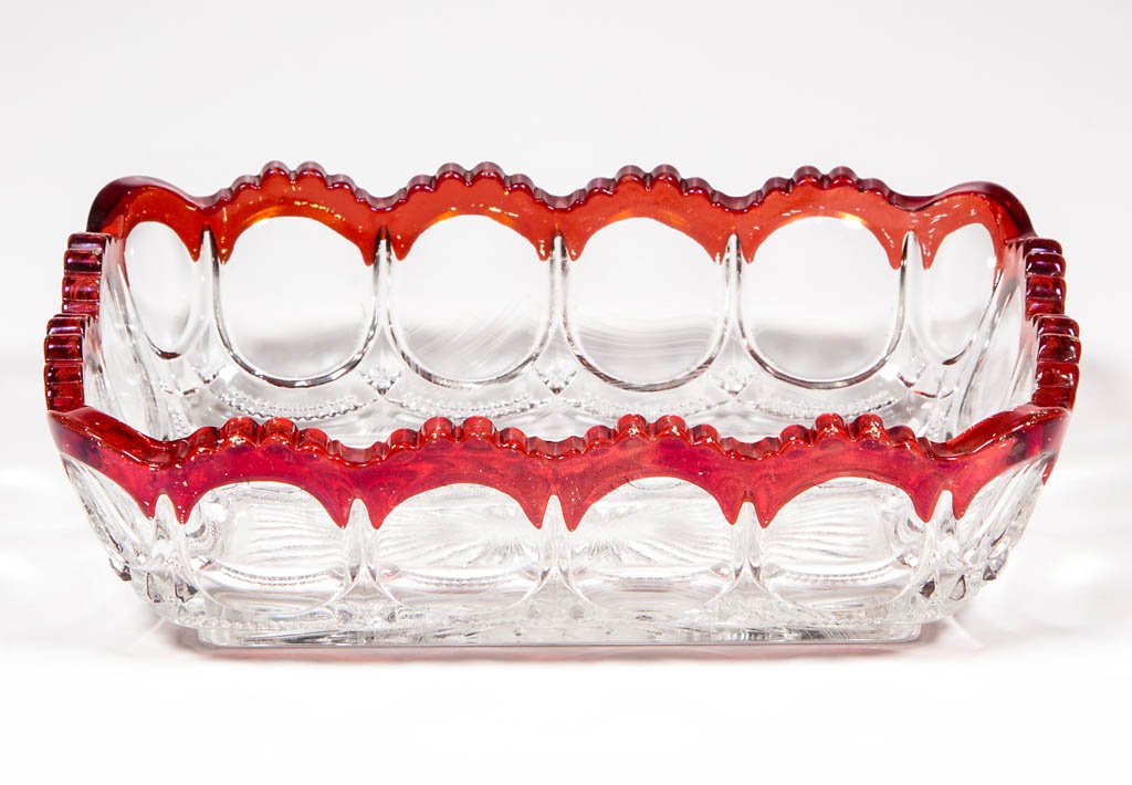 U. S. GLASS' MIRROR (OMN) / GALLOWAY - RUBY-STAINED (1 of 1)