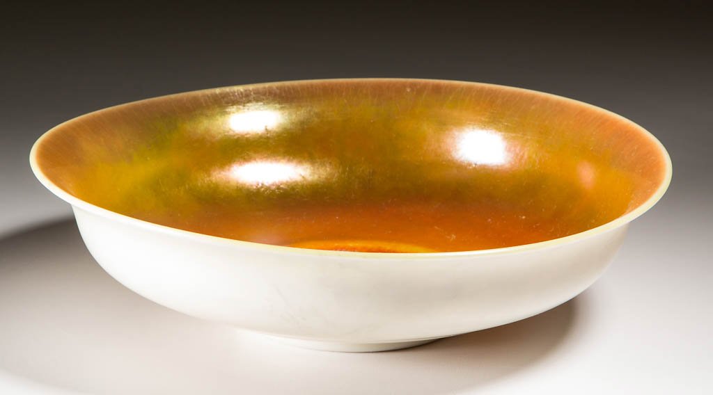 STEUBEN GOLD CALCITE BOWL (1 of 1)