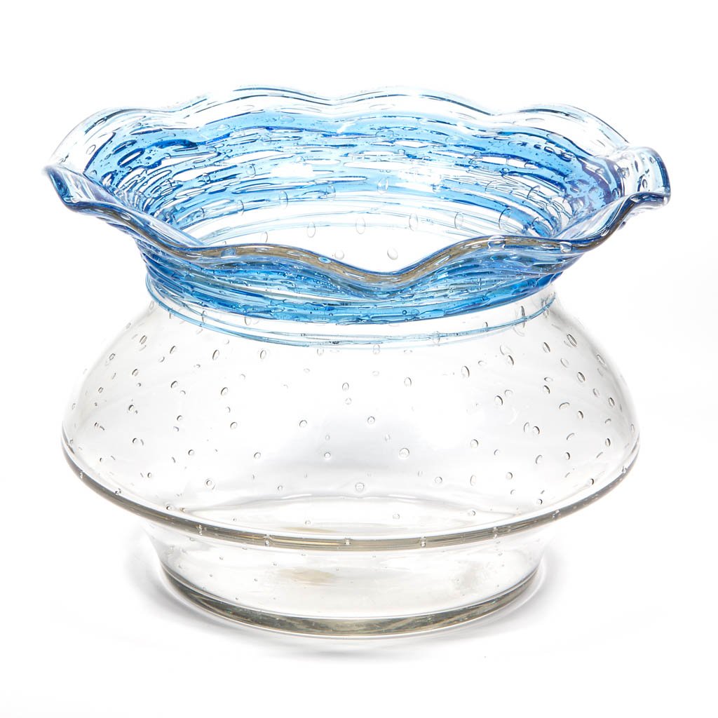 STEUBEN THREADED AIR-TRAP VASE (1 of 1)