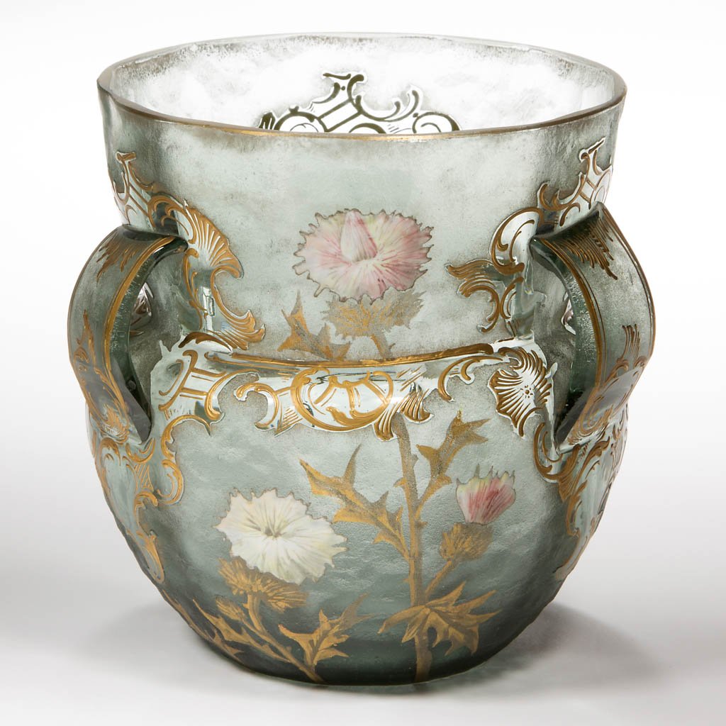 FRENCH ACID-ETCHED VASE (1 of 2)