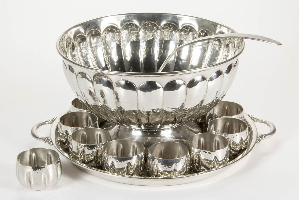 PEWTER PUNCH SET (1 of 1)