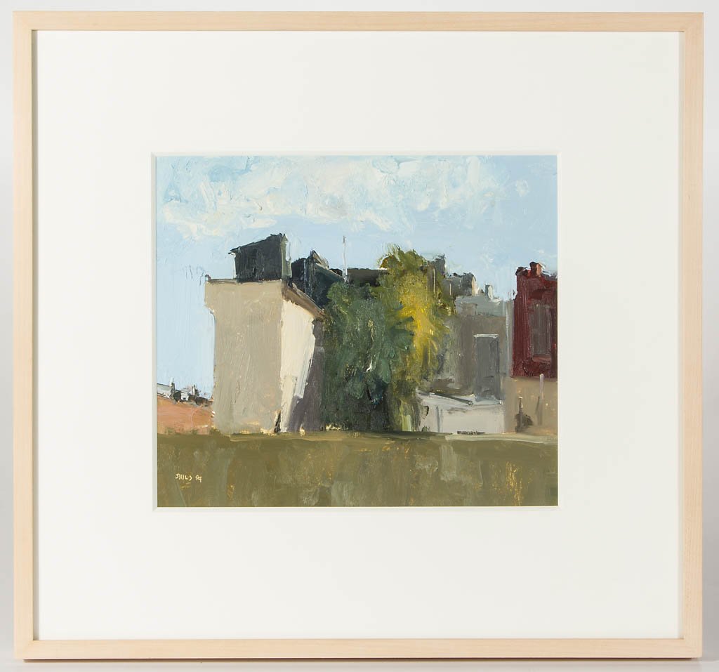 STUART SHILS (AMERICAN, B.1954) URBAN LANDSCAPE (1 of 3)