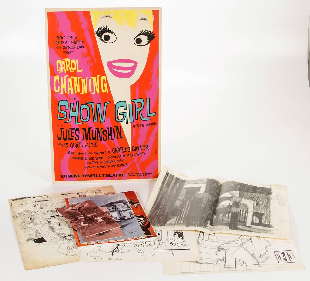 DAVID KLEIN (AMERICAN, 1918-2005) ATTRIBUTED SKETCHES / (1 of 3)