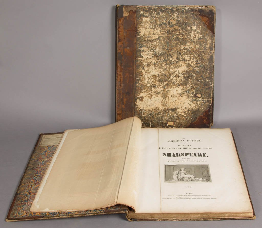 BOYDELL'S SHAKESPEARE GALLERY OVERSIZED FOLIOS, TWO (1 of 5)