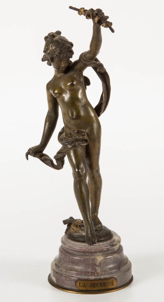 AUGUSTE MOREAU (FRENCH, 1834-1917) BRONZE SCULPTURE (1 of 4)