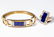 VINTAGE LADY'S 14K GOLD AND DIAMOND MATCHING RING AND