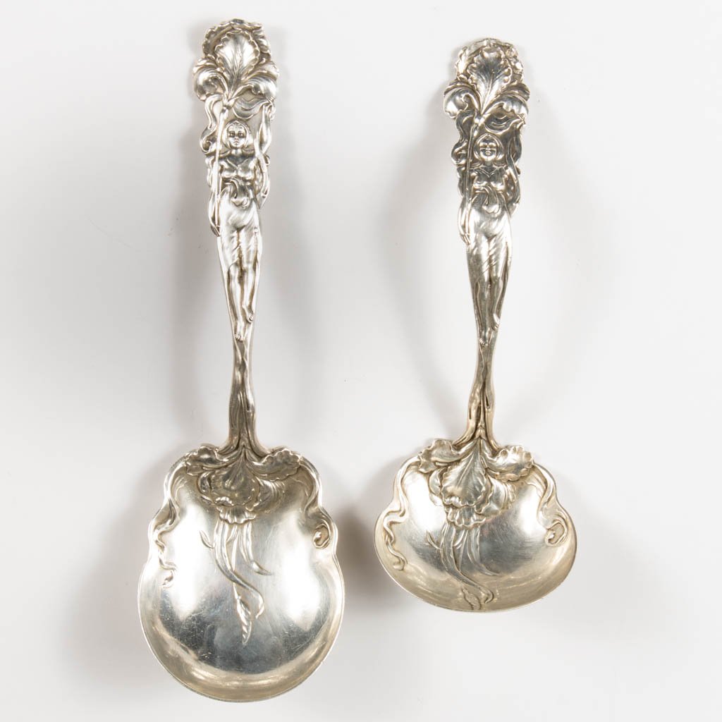 ALVIN STERLING SILVER SERVING ARTICLES, LOT OF TWO (1 of 1)