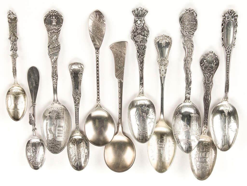 ASSORTED STERLING SILVER COMMEMORATIVE / SOUVENIR (1 of 1)