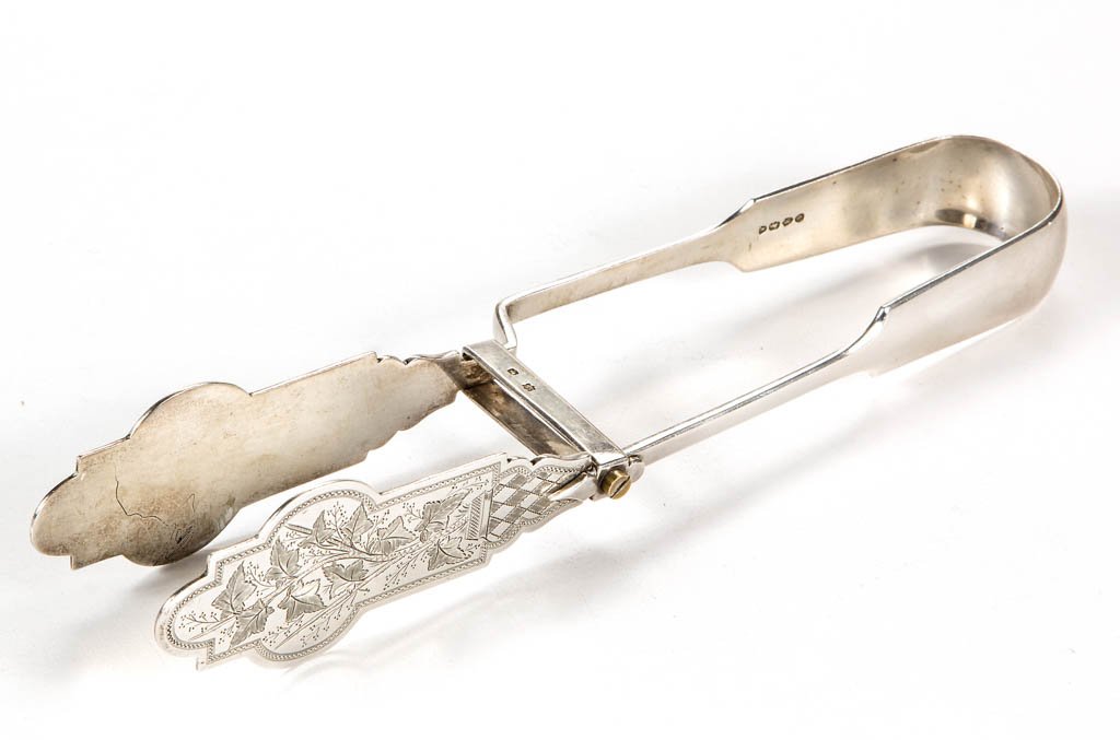 ENGLISH STERLING SILVER TOAST TONGS (1 of 1)