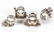 VICTORIAN QUADRUPLE-PLATE FIGURAL NAPKIN RINGS, LOT OF