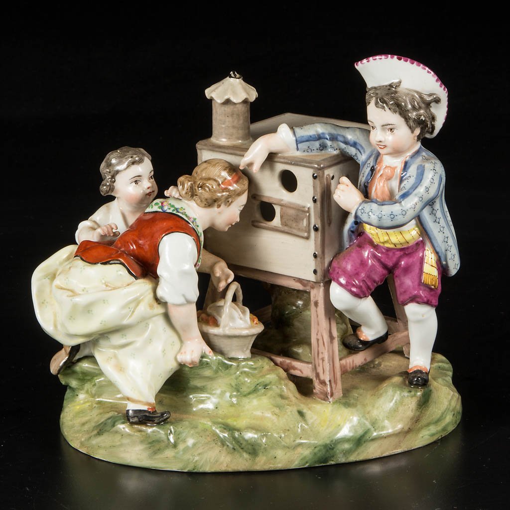 GERMAN KPM PORCELAIN FIGURAL GROUP (1 of 5)