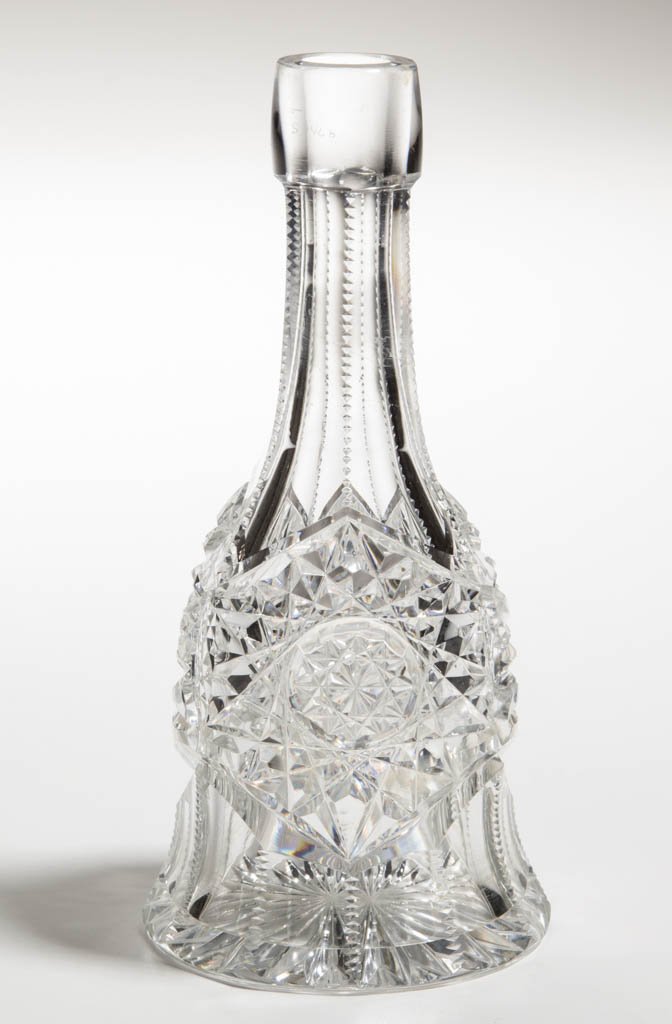 AMERICAN BRILLIANT CUT GLASS BITTERS BOTTLE (1 of 1)