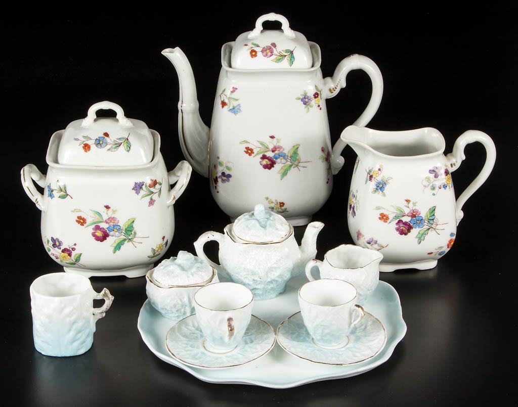 ASSORTED CERAMIC TEA ARTICLES, LOT OF 12 (1 of 1)