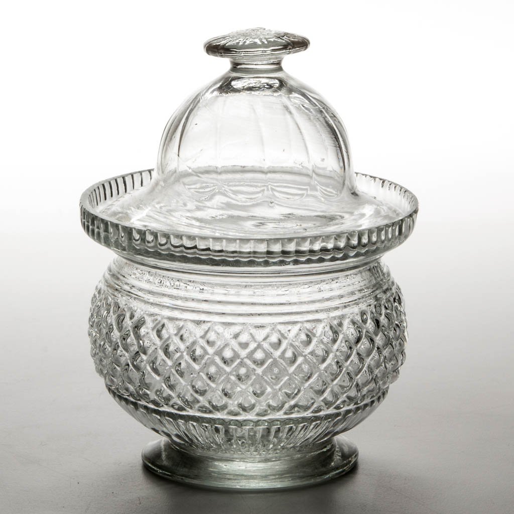 BLOWN-MOLDED GII-16 VARIANT SUGAR BOWL (1 of 1)