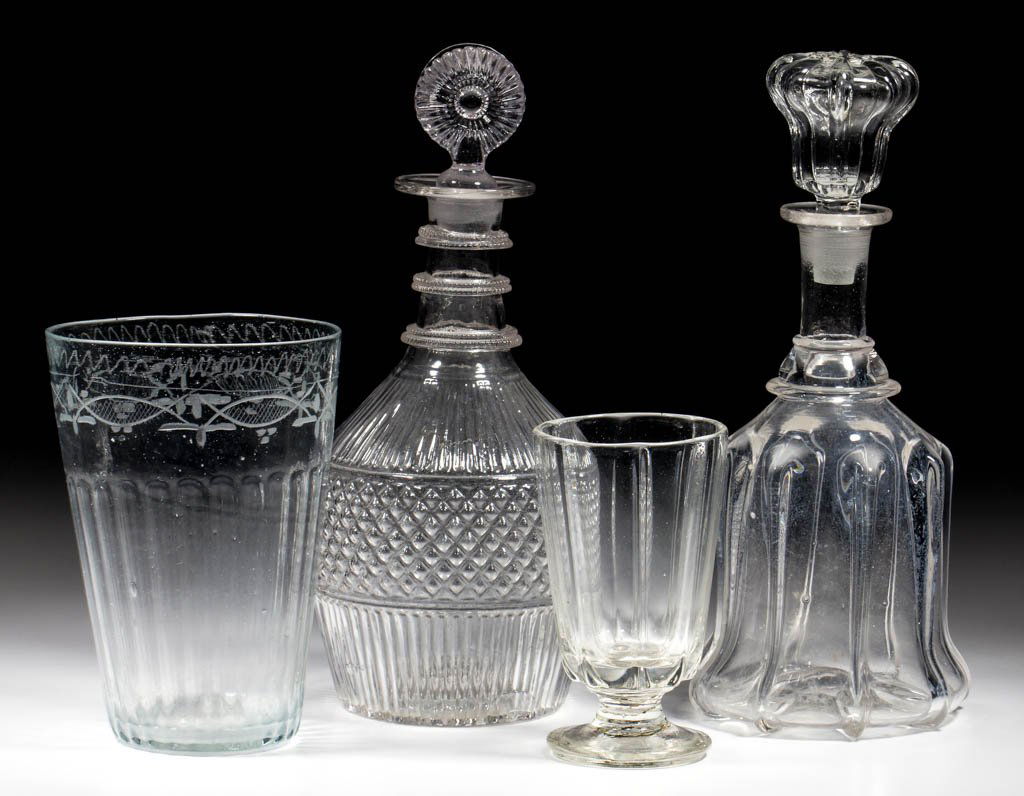 ASSORTED BLOWN-MOLDED ARTICLES, LOT OF FOUR (1 of 1)