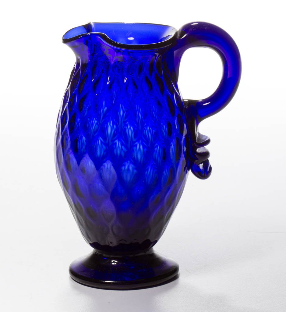 PATTERN-MOLDED DIAMOND QUILT CREAM JUG (1 of 1)