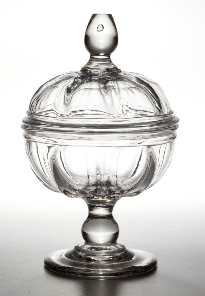PILLAR-MOLDED DIMINUTIVE COVERED COMPOTE (1 of 1)