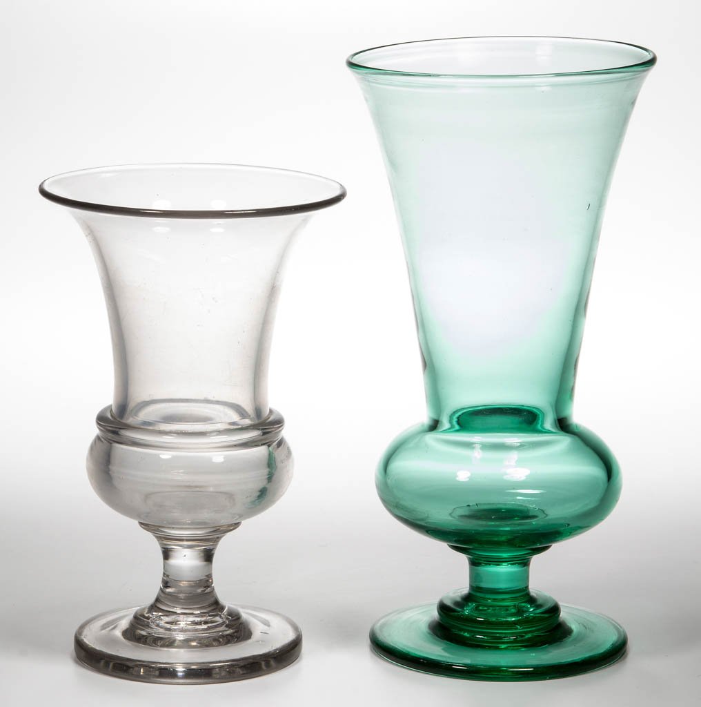 FREE-BLOWN VASES, LOT OF TWO (1 of 1)