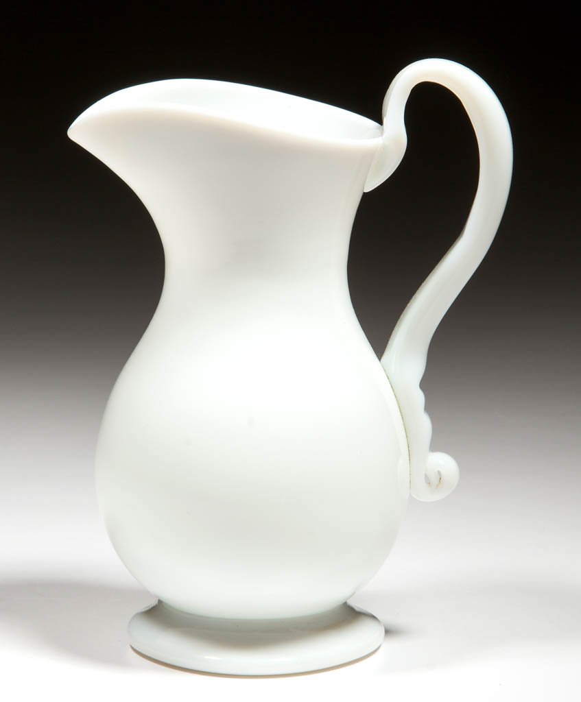 FREE-BLOWN CREAM JUG (1 of 1)