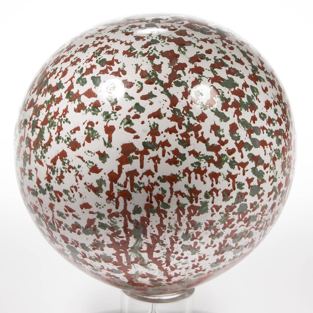 FREE-BLOWN REVERSE PAINTED WITCH BALL (1 of 1)