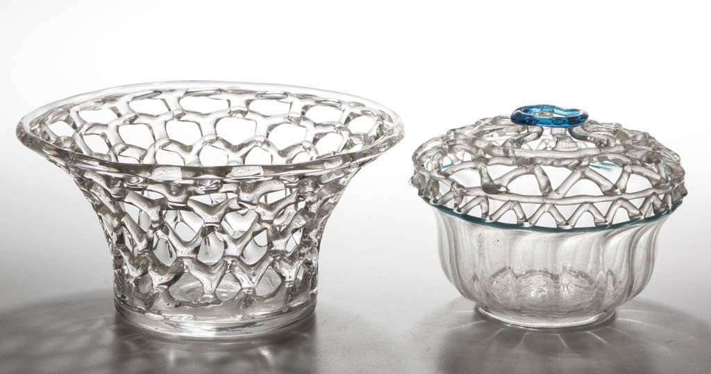 LIEGE A TRAFORATO OPENWORK ARTICLES, LOT OF TWO (1 of 1)