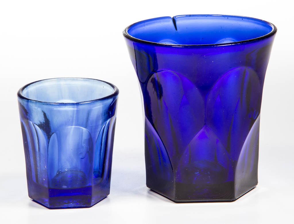 ASSORTED PRESSED TUMBLERS, LOT OF TWO (1 of 1)