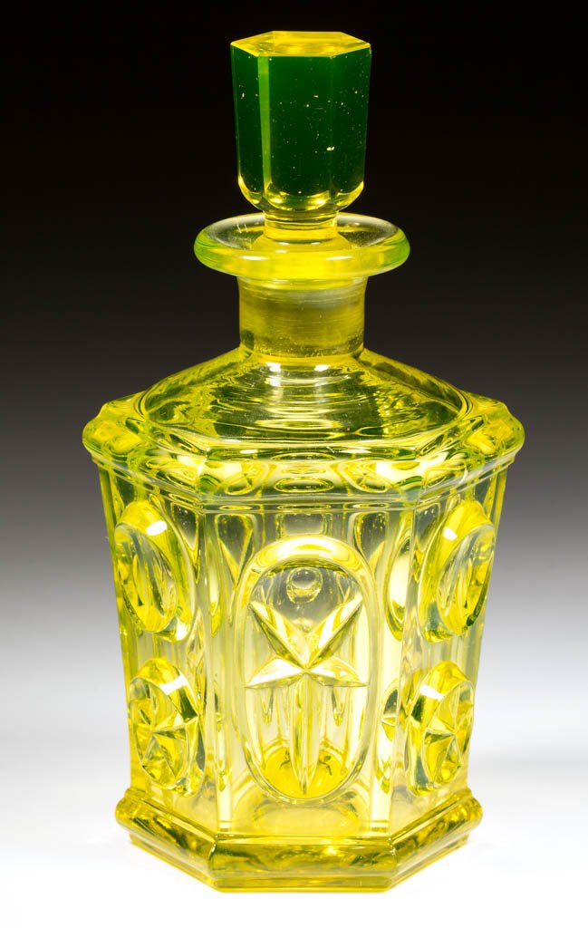 PRESSED STAR AND PUNTY COLOGNE BOTTLE (1 of 1)