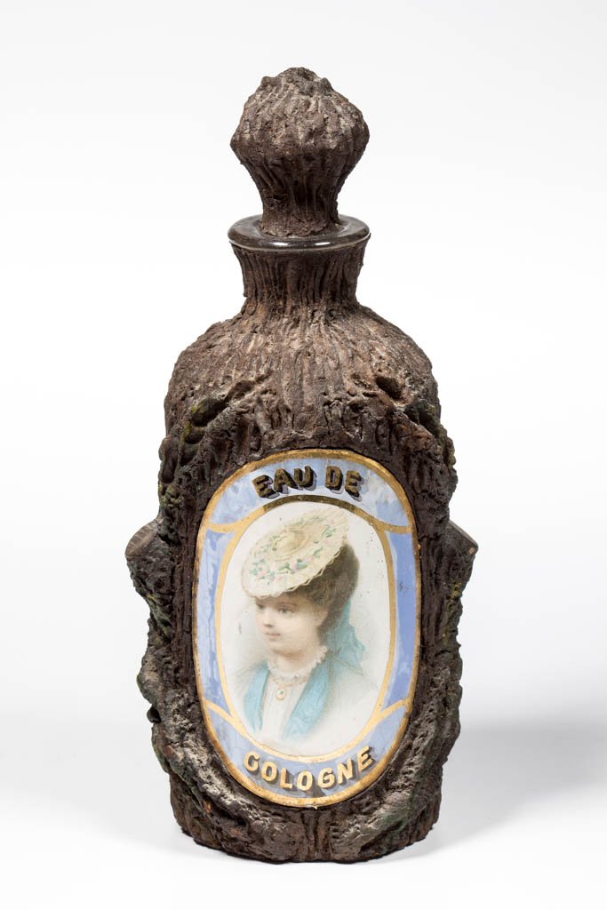 FRENCH FIGURAL COLOGNE BOTTLE (1 of 1)