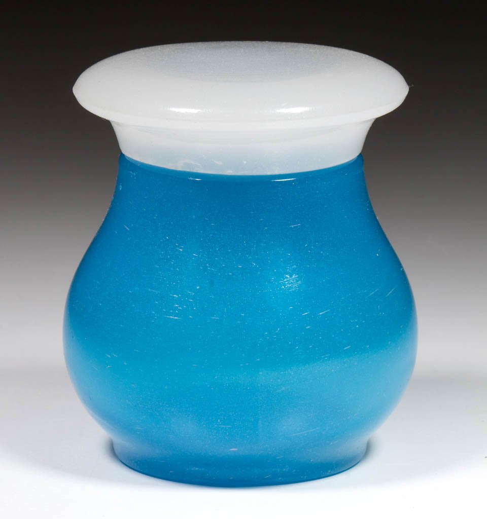BLOWN-MOLDED / PRESSED POMADE JAR (1 of 2)